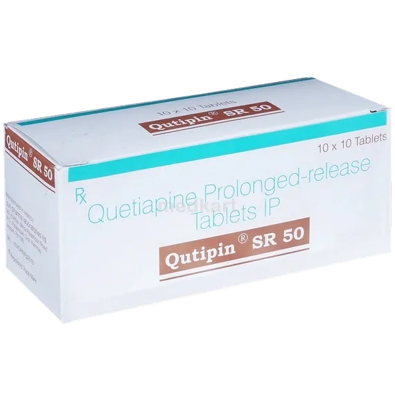 qutipin sr 50mg tablet 10's